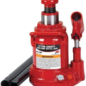 Atd Tools ATD-7385 12-ton Heavy-duty Hydraulic Side Pump Bottle Jack Shorty Version