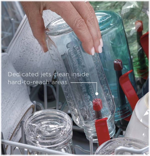 GE-Top Control Built-In Dishwasher with Stainless Steel Tub, Dry Boost, 48dBA - Stainless steel - Image 7