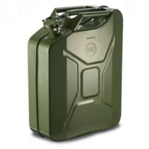 U.S. Spec Military Style Jerry Fuel Can, 20L, OD Green