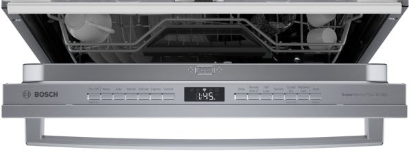 Bosch - 800 Series 24" Top Control Smart Built-In Dishwasher with 3rd Rack and 42 dBA - Silver - Image 9
