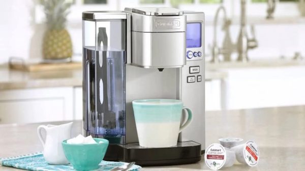 Cuisinart SS-10P1 Coffee Maker Single Serve 72-Ounce Reservoir Coffee Machine， Programmable Brewing and Hot Water Dispenser， Stainless Steel - Image 5