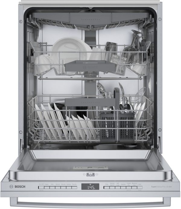 Bosch - 800 Series 24" Top Control Smart Built-In Dishwasher with 3rd Rack and 42 dBA - Silver - Image 16