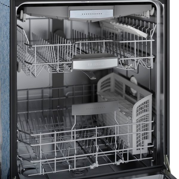 Bosch - 800 Series 24" Top Control Built-In Dishwasher with CrystalDry, Stainless Steel Tub, 3rd Rack, 42 dBa - Stainless steel - Image 13