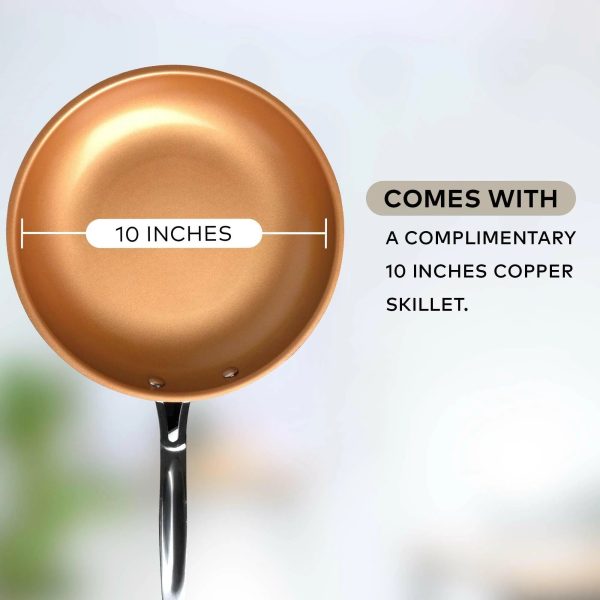 ChefWave LCD 1800W Portable Induction Cooktop w/ Safety Lock, Bonus 10in Fry Pan - Image 2