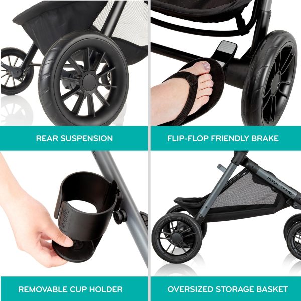 Evenflo Modular Travel LiteMax Anti Rebound - Image 4