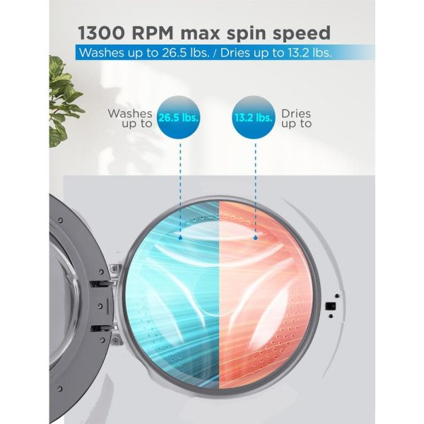 BLACK+DECKER 2.7 cu. ft. All-in-One Washer and Dryer Combo in White BCW27MW💝 Last Day For Clearance - Image 6