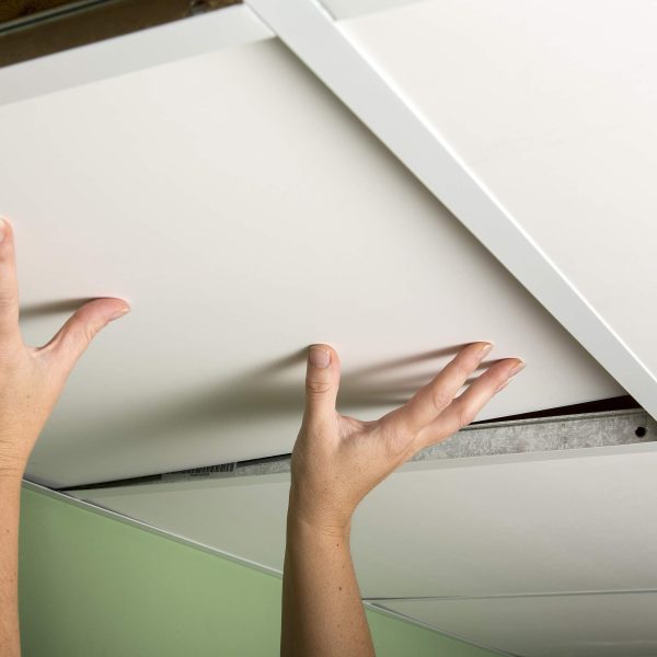 Genesis Smooth White Ceiling Tiles - Image 3