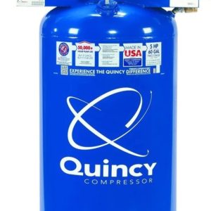 Quincy QT-54 2Stage Reciprocating Air Compressor 5HP 230V 1 Phase 60-Gallon Vertical Model 2V41C60VC