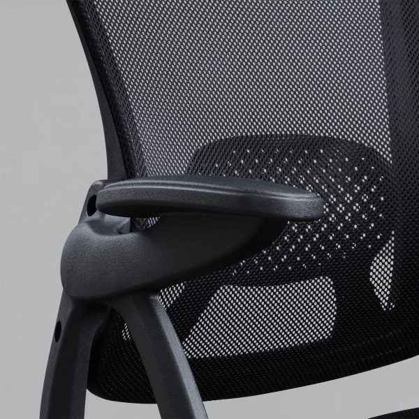 Mainstays Ergonomic Office Chair with Adjustable Headrest, Black Fabric, 275lb capacity - Image 7