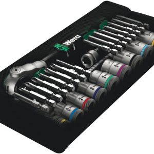 Wera Tools 29Pc 3/8In Drive 8100 Sb 9 Zyklop Speed Ratchet Set