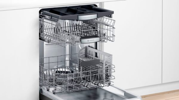 Bosch - 800 Series 24" Top Control Built-In Dishwasher with CrystalDry, Stainless Steel Tub, 3rd Rack, 42 dBa - Black stainless steel - Image 7