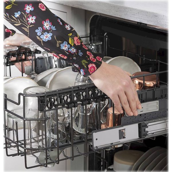 Café - 24" Top Control Tall Tub Built-In Dishwasher with Stainless Steel Tub - Matte white - Image 15