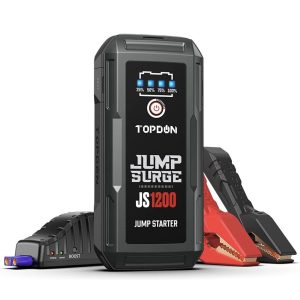 Topdon JS1200 Car Jump Starter 10000mAh 1200A 12V Car Battery Booster Jumper Box Powerbank
