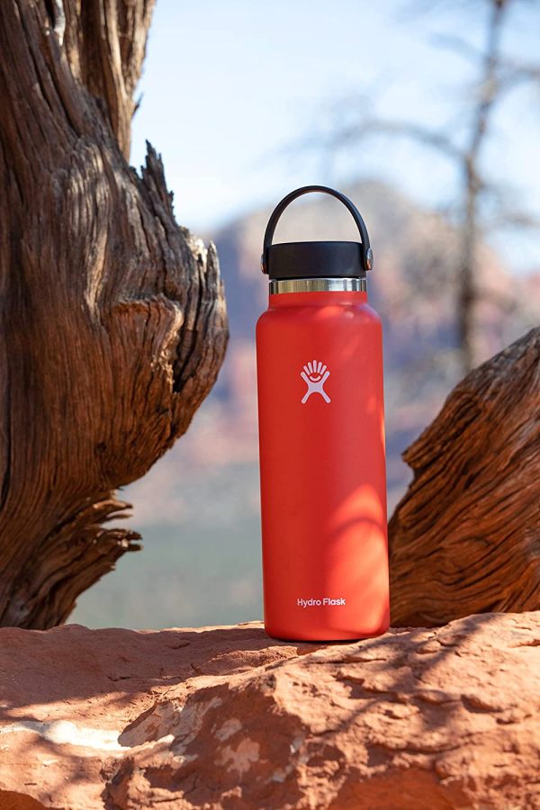 Hydro Flask 40oz Wide Mouth Bottle (White) - Image 3
