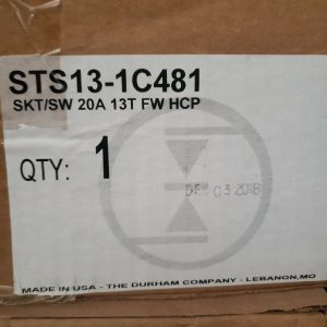THE DURHAM COMPANY SKT/SW 20A 13T FW HCP, STS13-1C481 METER SOCKET