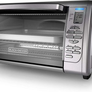 BLACK+DECKER 02648008504 Countertop Convection Toaster Oven， Silver， CTO6335S