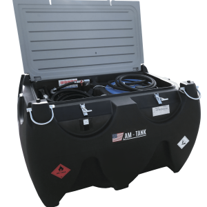 AM-TANK 236 DIESEL + 26 DEF. Portable Combo Tank Diesel and DEF 236+26gl, electric pump 12V, 13ft hose, automatic nozzle and a DEF removable unit