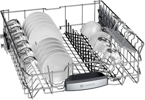 Bosch - 800 Series 24" Top Control Built-In Dishwasher with CrystalDry, Stainless Steel Tub, 3rd Rack, 42 dBa - Black stainless steel - Image 8