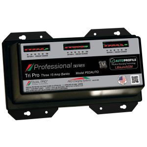 Dual Pro PS3 Auto 15A - 3-Bank Lithium/AGM Battery Charger [PS3AUTO]