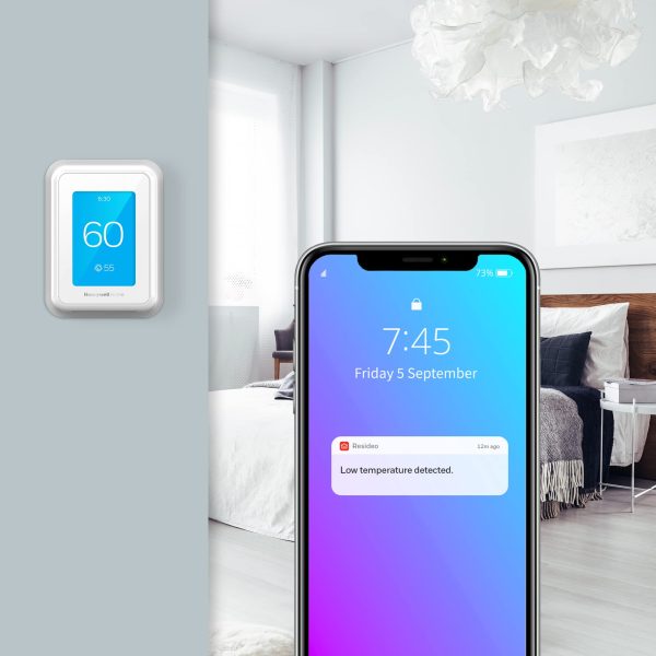 Honeywell Home T9 WiFi Smart Thermostat, Smart Room Sensor Ready, Touchscreen Display, Alexa and Google Assist White - Image 11