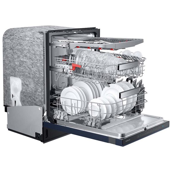 Samsung - Smart BESPOKE Linear Wash 39dBA Dishwasher - Navy steel - Image 8