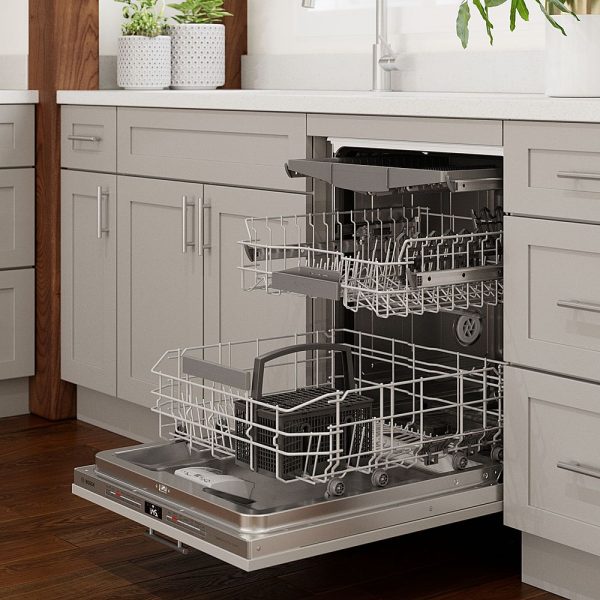 Bosch - 800 Series 24" Top Control Smart Built-In Dishwasher with 3rd Rack and 42 dBA - Custom Panel Ready - Image 5