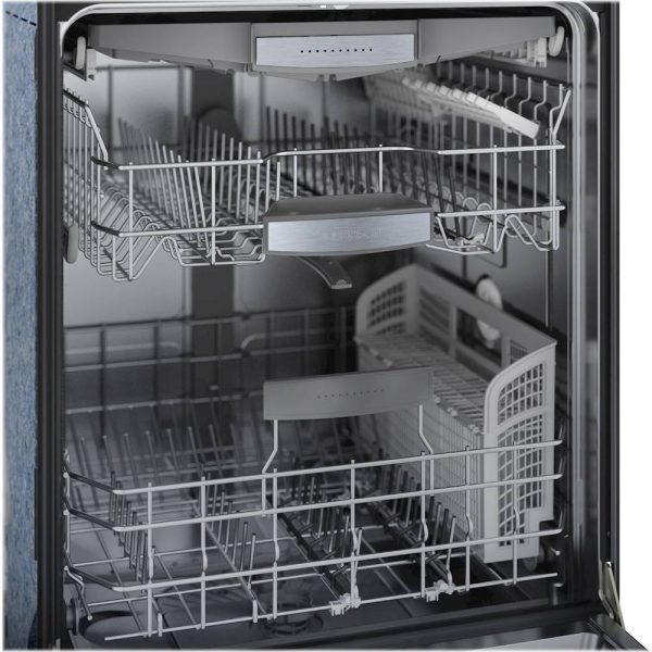 Bosch - 800 Series 24" Top Control Built-In Dishwasher with CrystalDry, Stainless Steel Tub, 3rd Rack, 42 dBa - Stainless steel - Image 6
