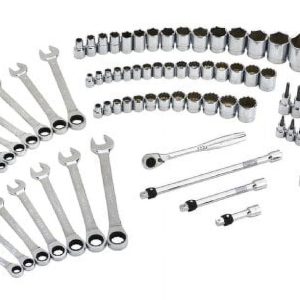 Blackhawk By Proto 978275 Drive Combination Set Containing 3/8-Inch and 1/2-Inch Sockets, 75-Piece