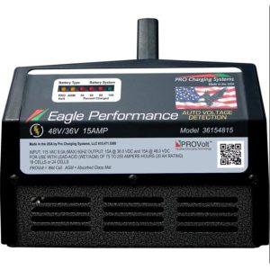 48V 15A Portable Eagle Charger for Club Car with Onboard Computer