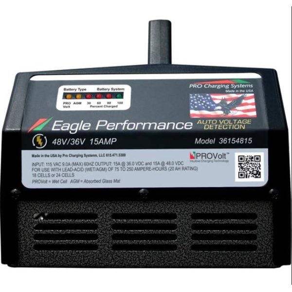 48V 15A Portable Eagle Charger for Club Car with Onboard Computer