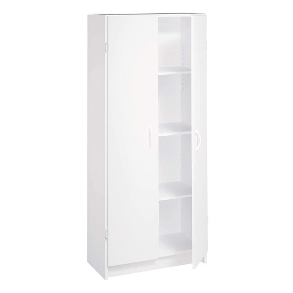 ClosetMaid Pantry Cabinet Cupboard with 2 Doors, Adjustable Shelves, Standing, Storage for Kitchen, Laundry or Utility Room, White - Image 4