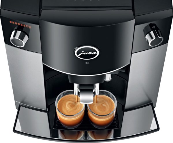 Jura - D6 Automatic Coffeemaker and Espresso Machine - Platinum - Image 2