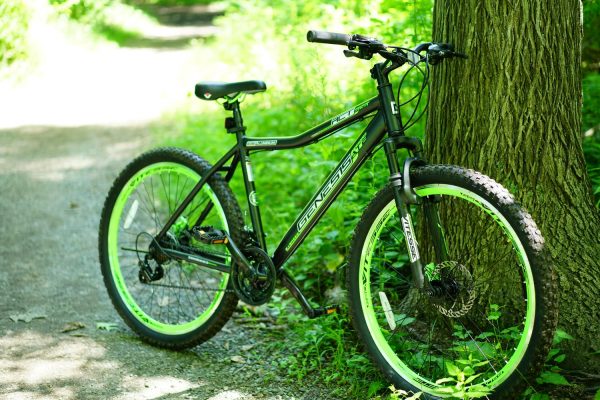 Genesis 27.5 RCT Mens Mountain Bike， Black/Green - Image 9