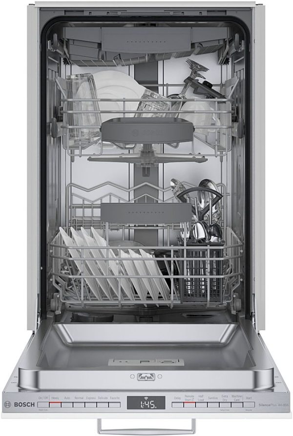 Bosch - 800 Series 18" Top Control Smart Built-In Dishwasher with 3rd Rack and 44 dBA - Custom Panel Ready - Image 20