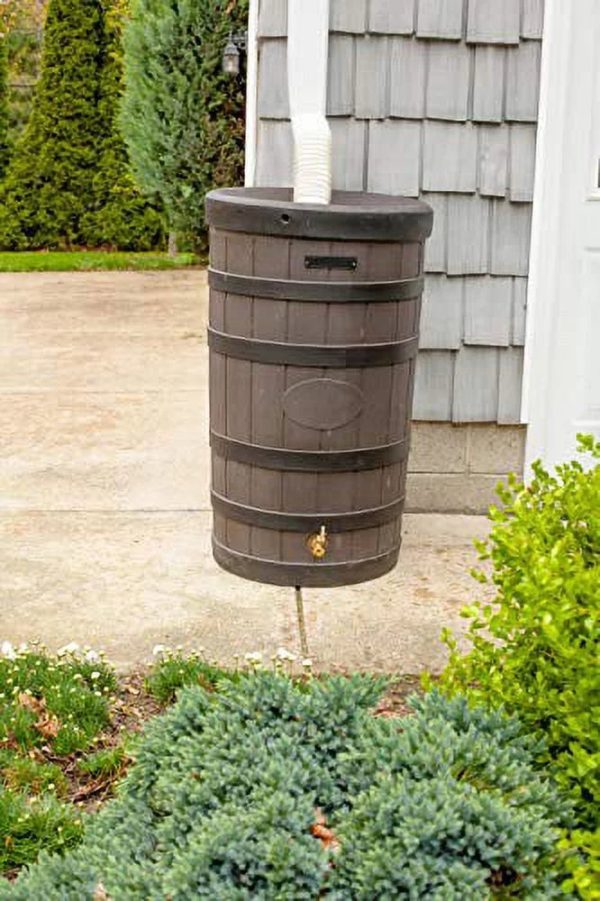 Good Ideas Rain Wizard American Oak with Darkened Ribs - Oak - Image 4