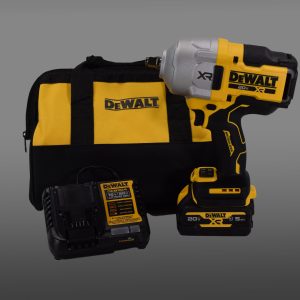 DeWalt DCF961GP1 20V MAX Cordless 1/2" Impact Wrench Hog Ring Kit with 5.0 Ah Battery, Charger & Tool Bag