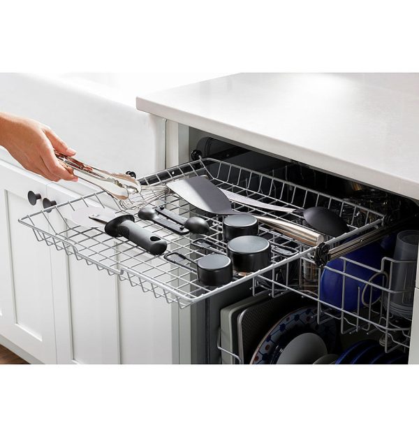 GE - Top Control Built-In Dishwasher with 3rd Rack, Dry Boost, 50 dBa - Slate - Image 13