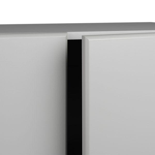 Prepac Elite 2 Door Standing Storage Cabinet， Light Gray - Image 8