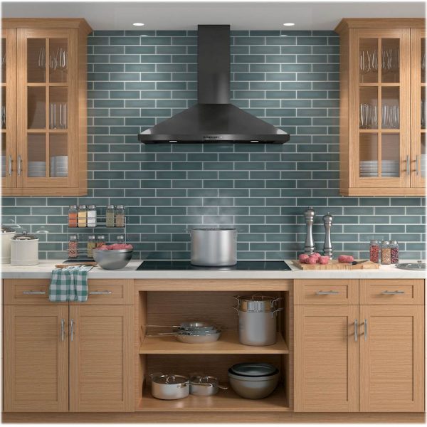 GE - 36" Convertible Range Hood - Black stainless steel - Image 5