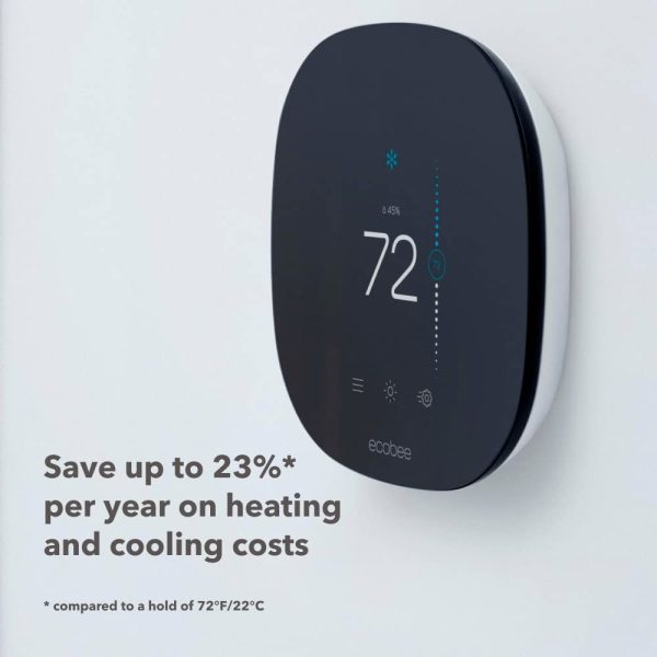 ecobee3 Lite Smart Thermostat - Programmable Wifi Thermostat - Works with Siri, Alexa, Google Assistant - Energy Star Certified - DIY Install, Black - Image 5