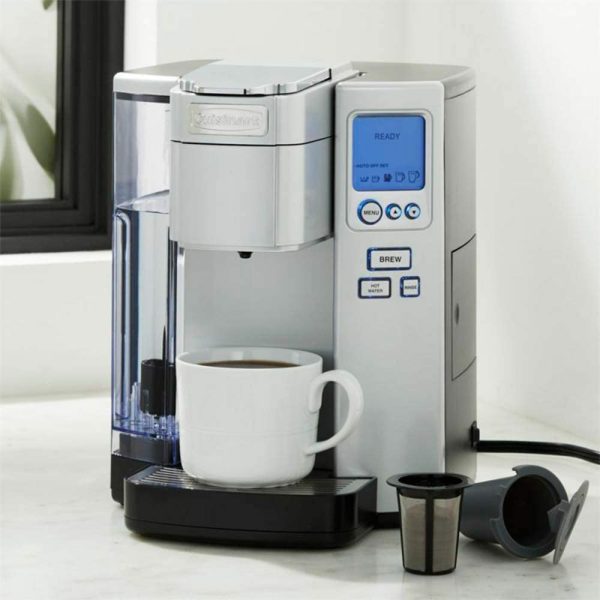 Cuisinart SS-10P1 Coffee Maker Single Serve 72-Ounce Reservoir Coffee Machine， Programmable Brewing and Hot Water Dispenser， Stainless Steel - Image 6