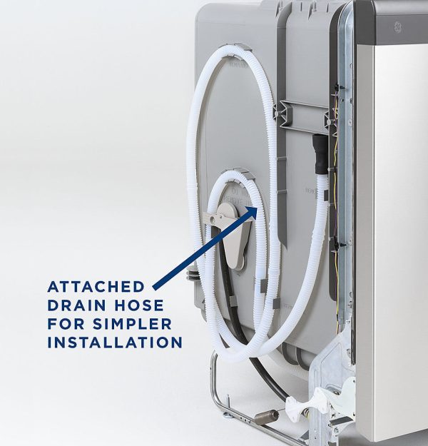 GE - Front Control Built-In Dishwasher with 59 dBA - Stainless steel - Image 5