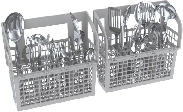 Bosch - 800 Series 24" Top Control Built-In Dishwasher with CrystalDry, Stainless Steel Tub, 3rd Rack, 42 dBa - Stainless steel - Image 11