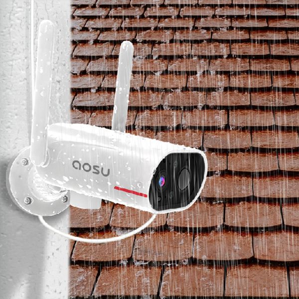 DEKCO WiFi Rotating Outdoor Solar Powered Home Security Camera with Night Vision - Image 7