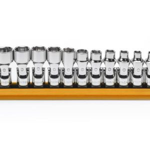 GEARWRENCH 12 Pc 1/4-in Drive 6 Point Flex Metric Socket Set 80311 from GEARWRENCH