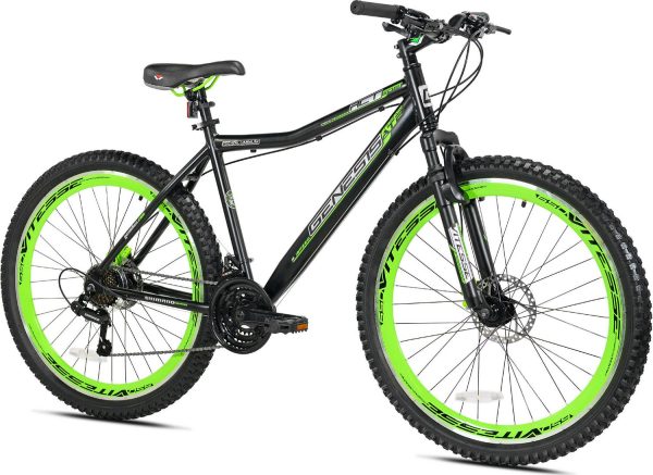Genesis 27.5 RCT Mens Mountain Bike， Black/Green