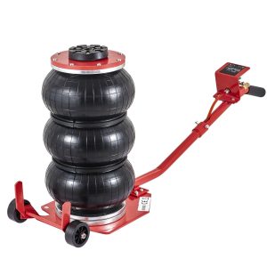 BENTISM Air Jack, 3 Ton/6600 lbs Triple Bag Air Jack, Airbag Jack with Six Steel Pipes, Lift up to 17.7 inch/450 mm, 3-5 s Fast Lifting Pneumatic Jack, with Long Handles for Car Repair