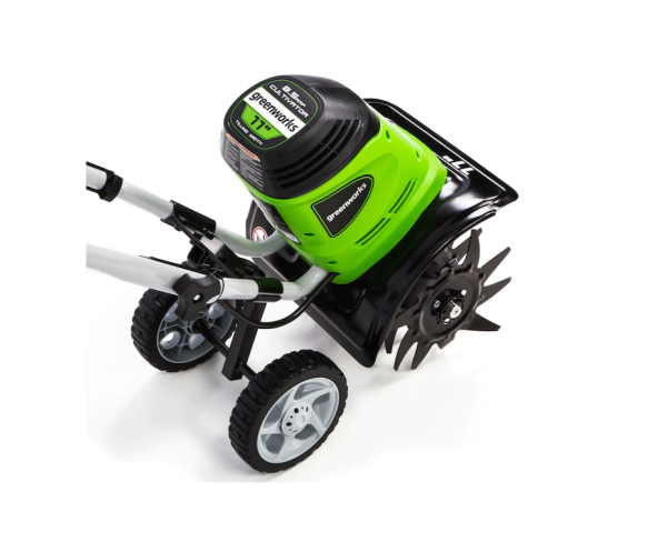 Greenworks TL08B00 8.5-Amp 11-in Forward-rotating Corded Electric Cultivator - Image 5