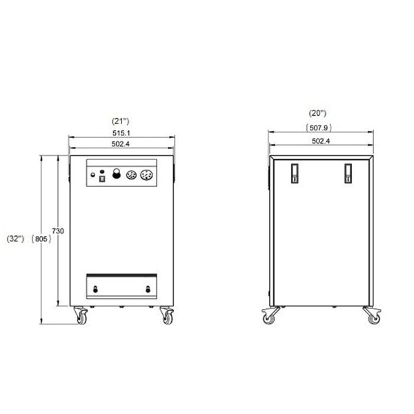 California Air Tools 8010SPC Ultra Quiet Oil Free Cabinet with 1 Hp Tank - Image 6