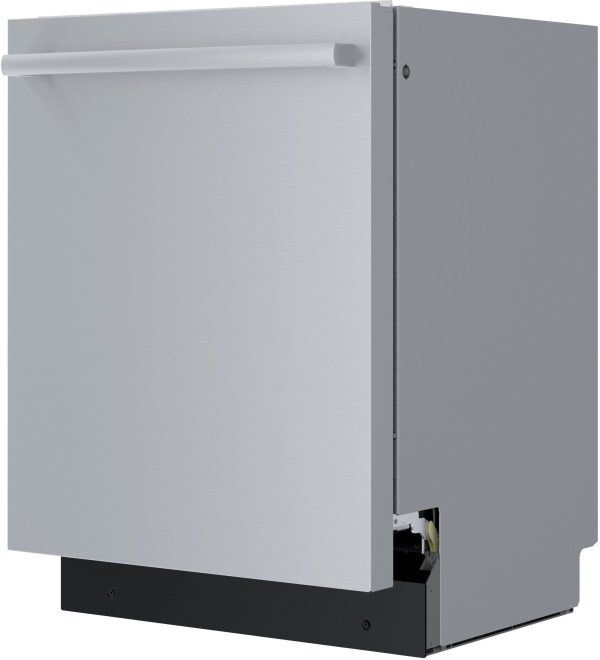 Bosch - 800 Series 24" Top Control Smart Built-In Dishwasher with 3rd Rack and 42 dBA - Silver - Image 2